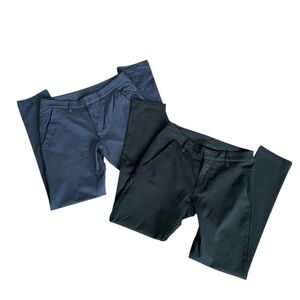 Bylt Everyday Business Casual Pants 2.0 Lot of 2 Navy and Black Size Men’s Small